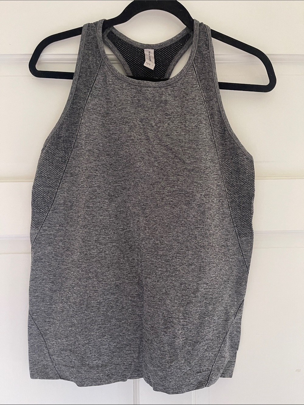 all in motion Gray Racerback Athletic Tank Top